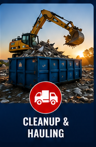 Cleanup and hauling service
